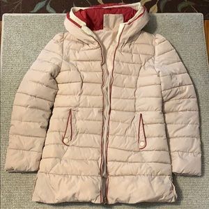 Beige winter jacket